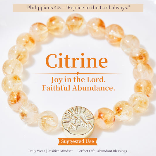 Citrine Bracelet | Joyful Energy & God’s Abundance