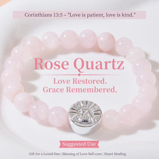 Rose Quartz Bracelet | Love & Heart Healing