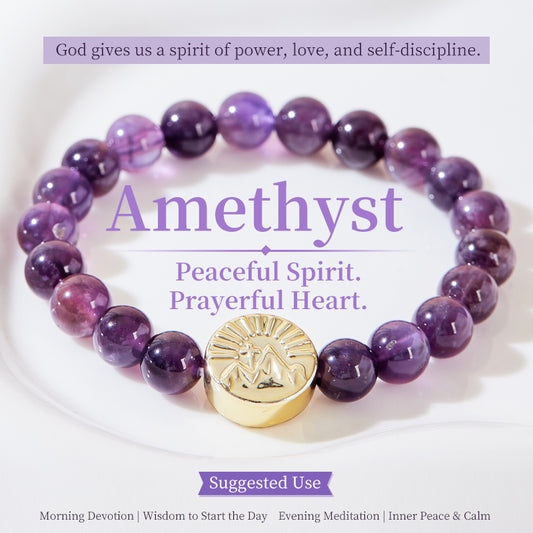 Amethyst Bracelet | Divine Wisdom & Peaceful Rest