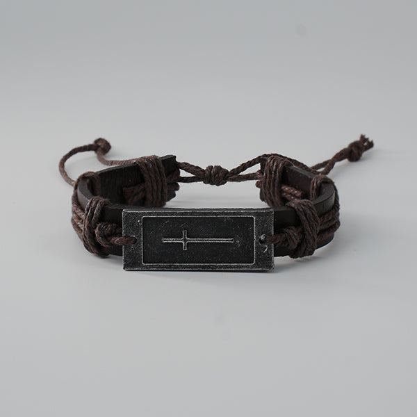 Faithoo Leather Bible Bracelet